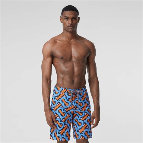 burberry monogram print swim shorts|burberry swim shorts men's sale.